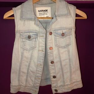 Garage Denim Vest Size XS